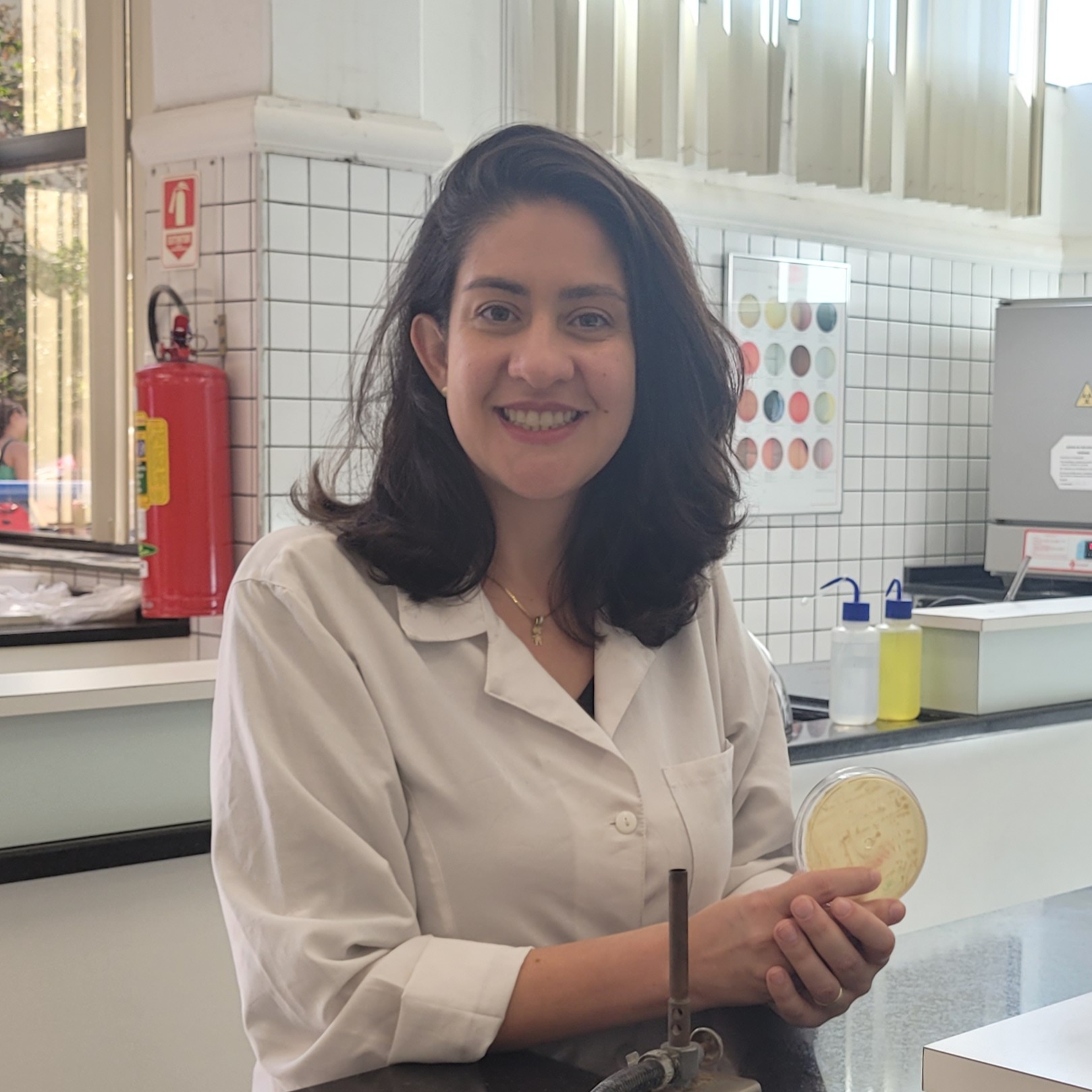 Mão segurando uma planta